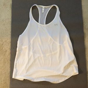 Under Armour white tank